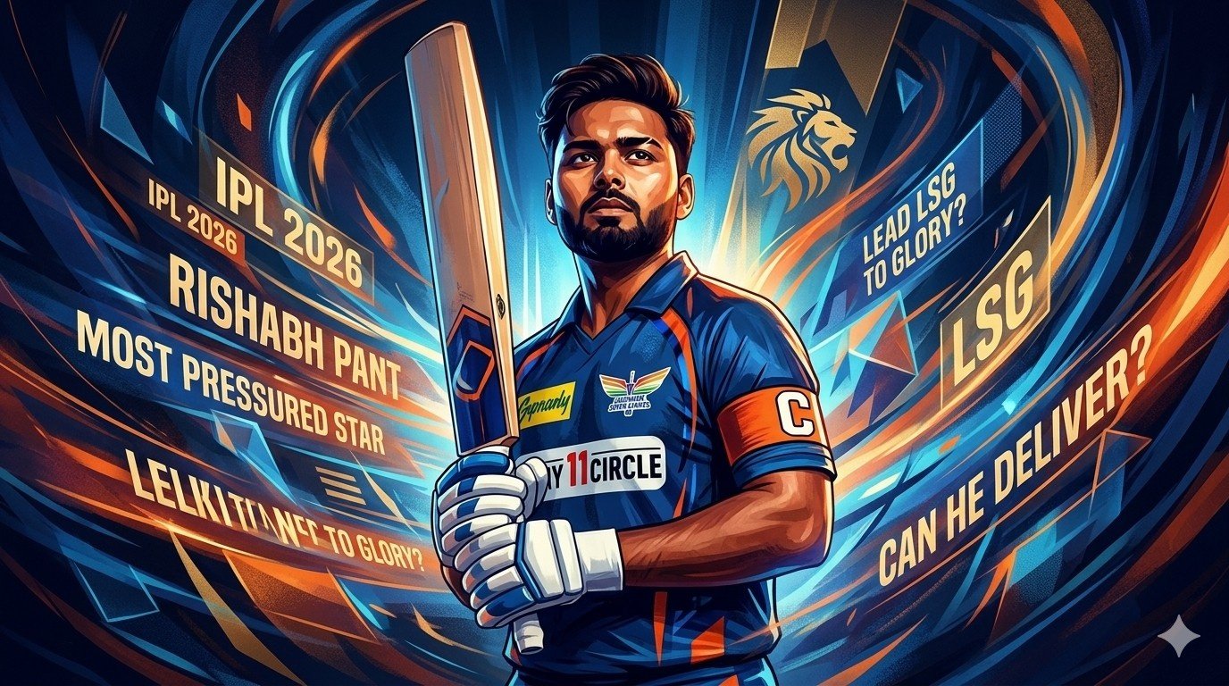 Rishabh Pant: IPL 2026’s Most Pressured Star – Can He Lead Lucknow Back to Glory?