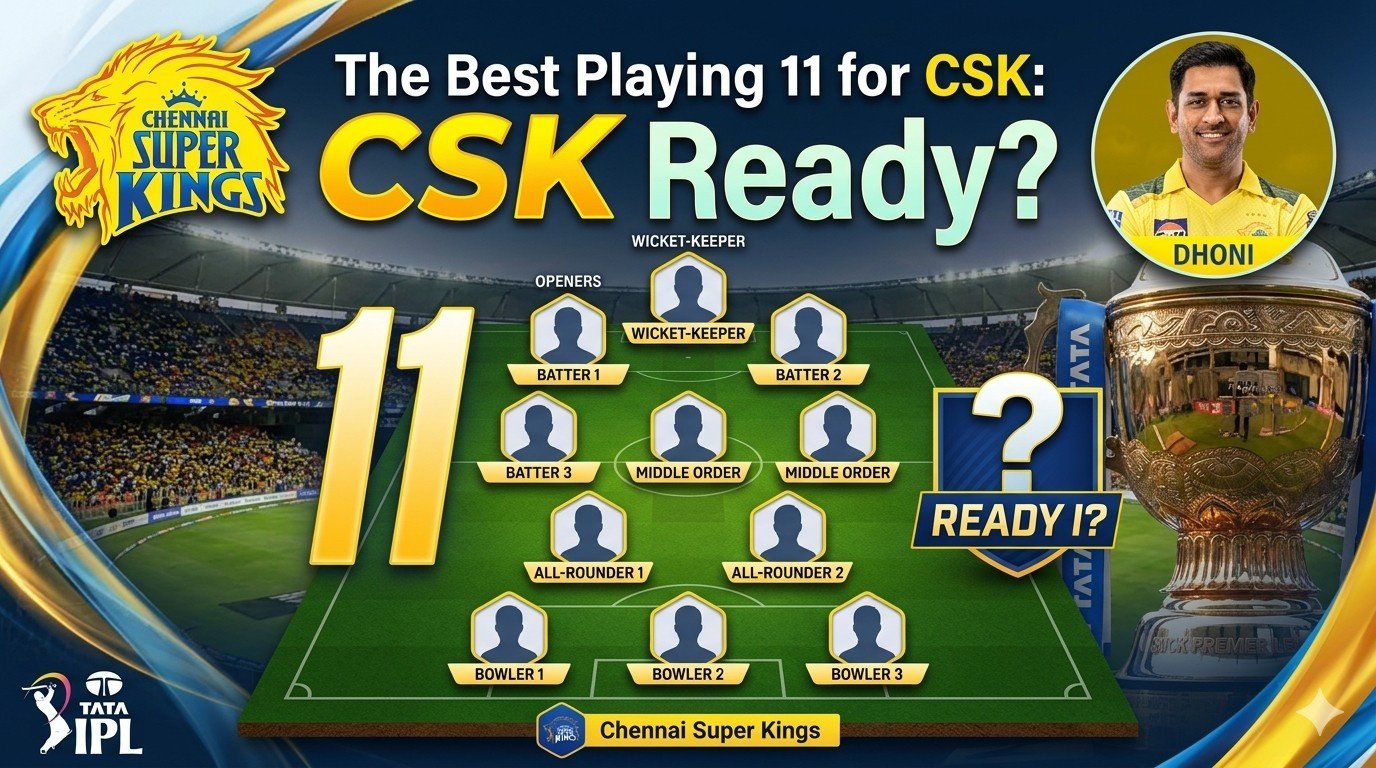 The Best Playing 11 for CSK: Is CSK Ready?