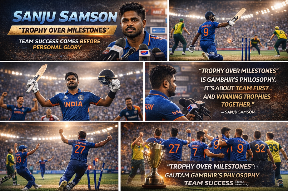 ‘Ek century ho jaye toh mazaa ajayega’: Samson admits coming close to breaking Gambhir’s ‘trophy over milestone’ rule | Cricket