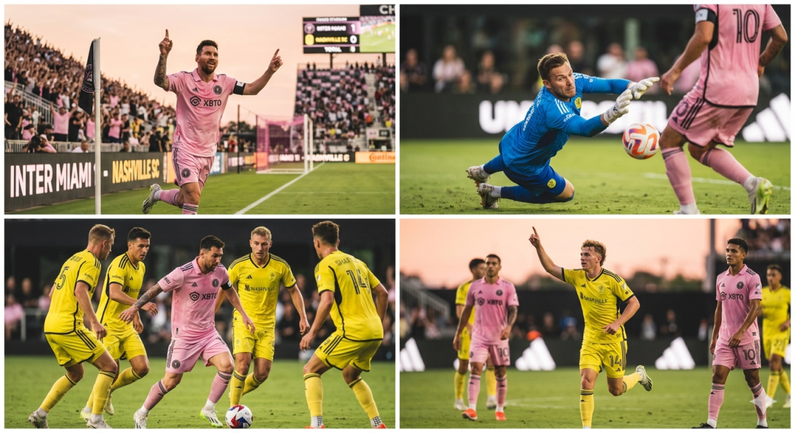 Lionel Messi’s 900th career goal not enough for Inter Miami as Nashville advance in 2026 Concacaf Champions...