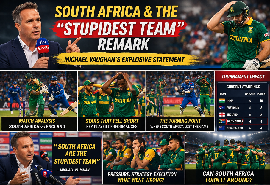 ‘South Africa are the stupidest team’: Former England captain’s explosive remark